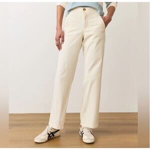 MARINE LAYER Women's Saturday Pant Mid Rise Tencel & Cotton - Size Small